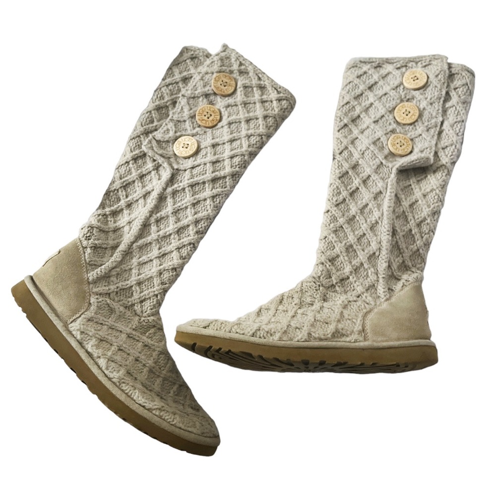 UGG Cream Lattice Classic Cardy Boot